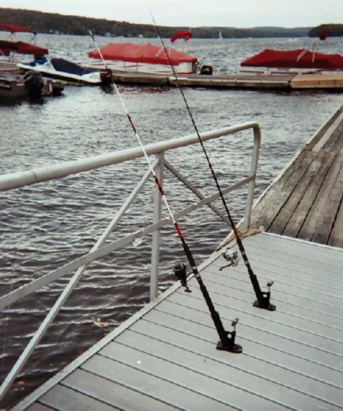 Fish From Deck Portable Rod Holder, Bass Fishing, Pvc Rod Holder